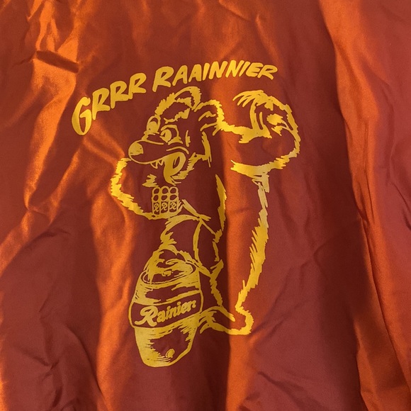 *Vintage* Rainier Beer Bomber Jacket - Medium to Large - Picture 2 of 6